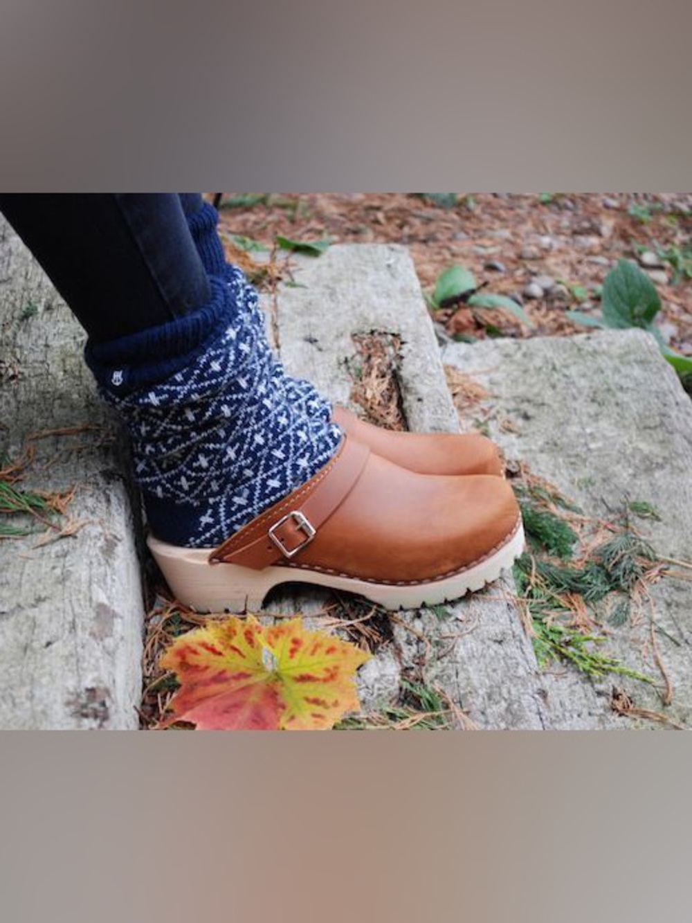 Lotta from Stockholm Kids
Brown Leather Clogs /Size 28